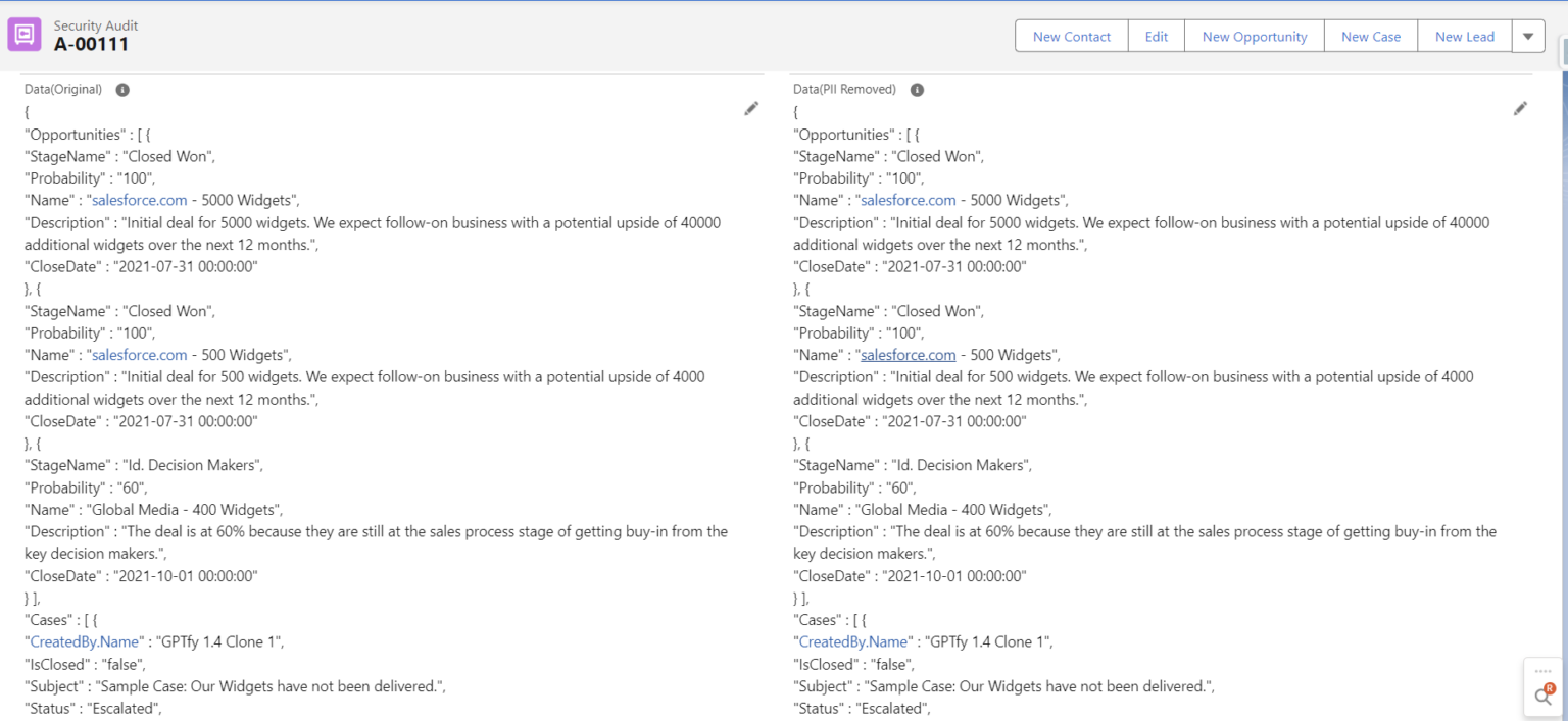 Sensitive Data Masked Before Sending to AI Models/LLMs