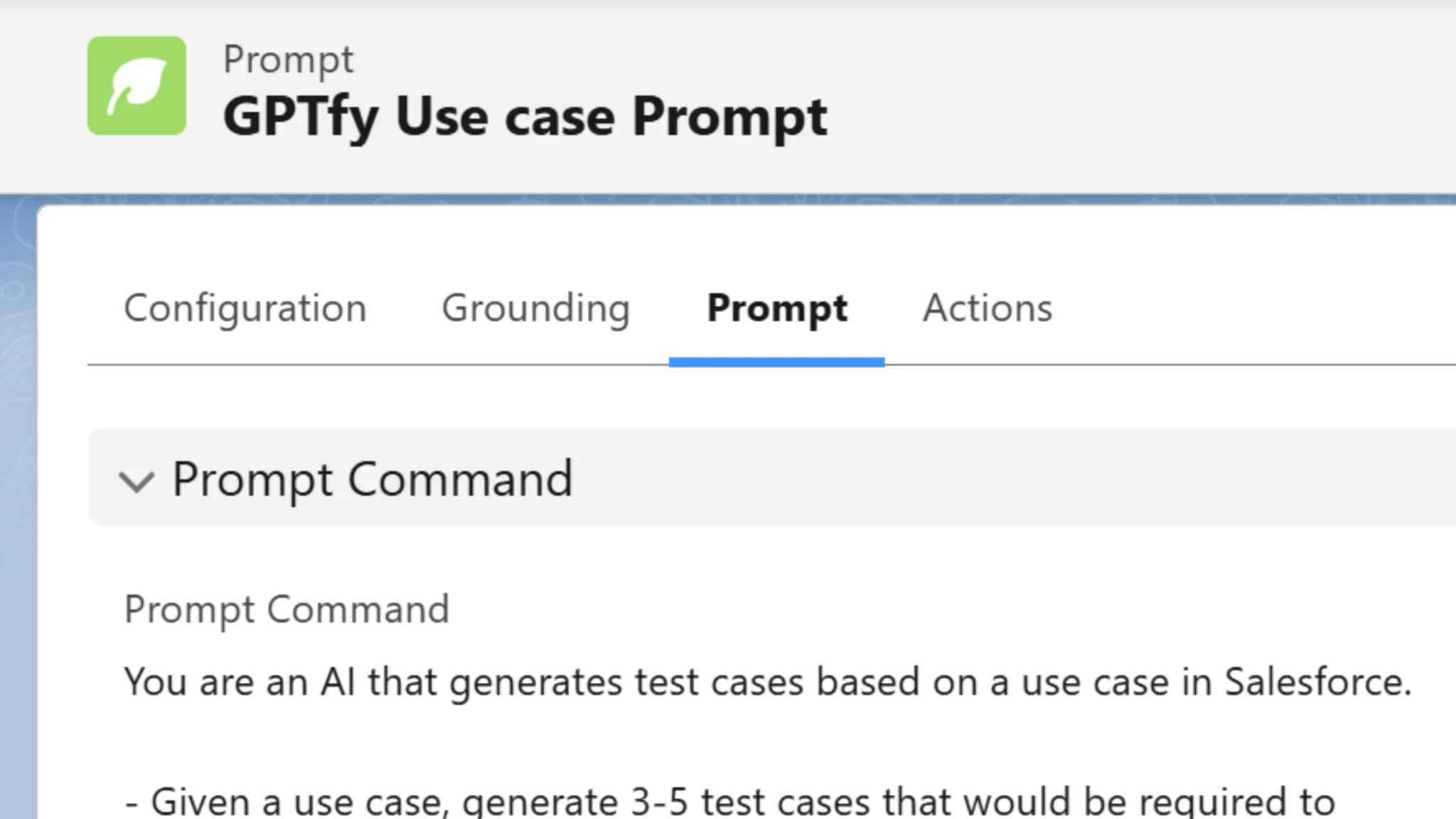 Stage 1: Generate Test Case List - The first prompt analyzes your user story and