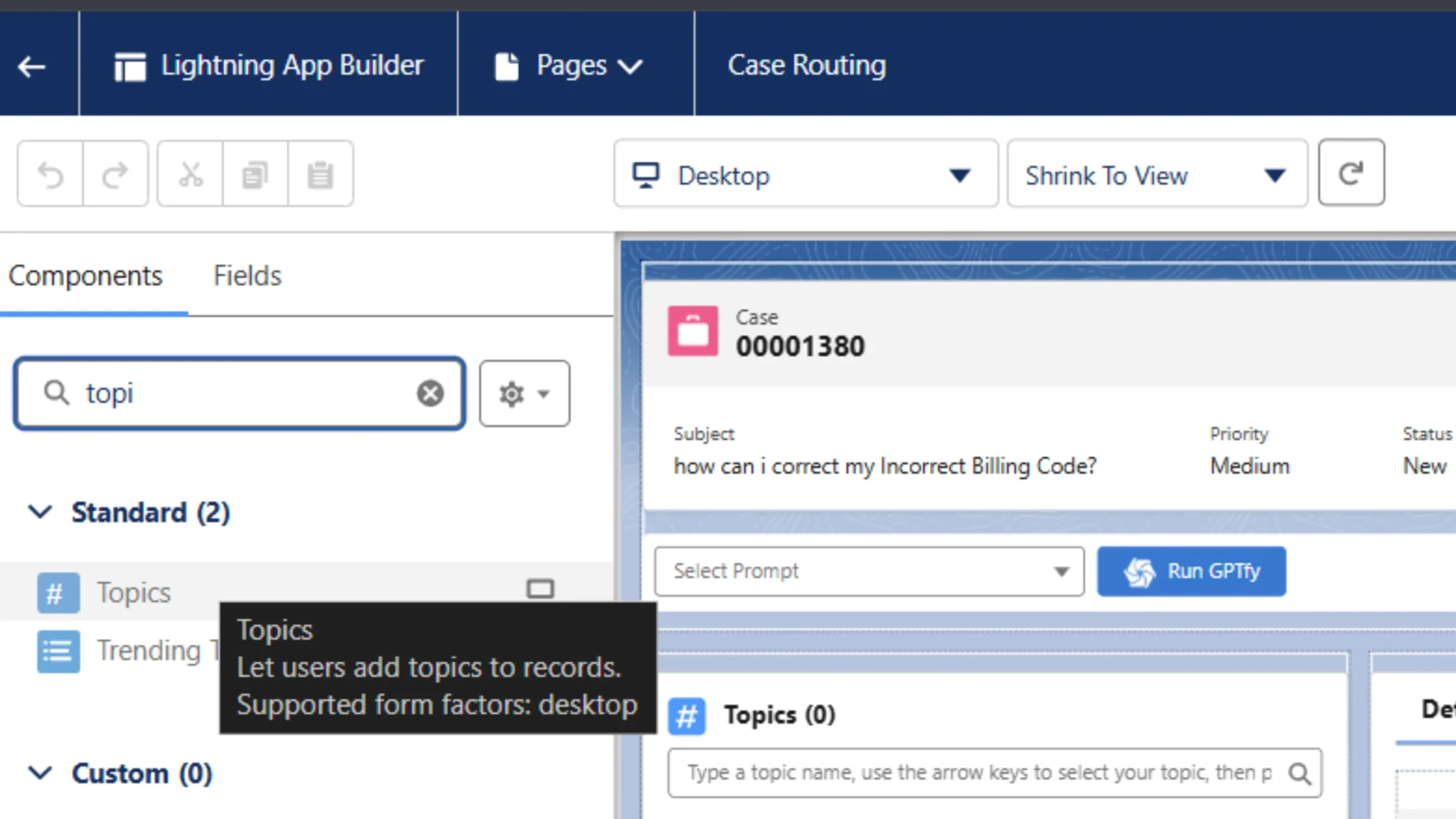 Setting Up AI-Powered Topics with GPTfy - The prompt is crucial—it's where you inform the