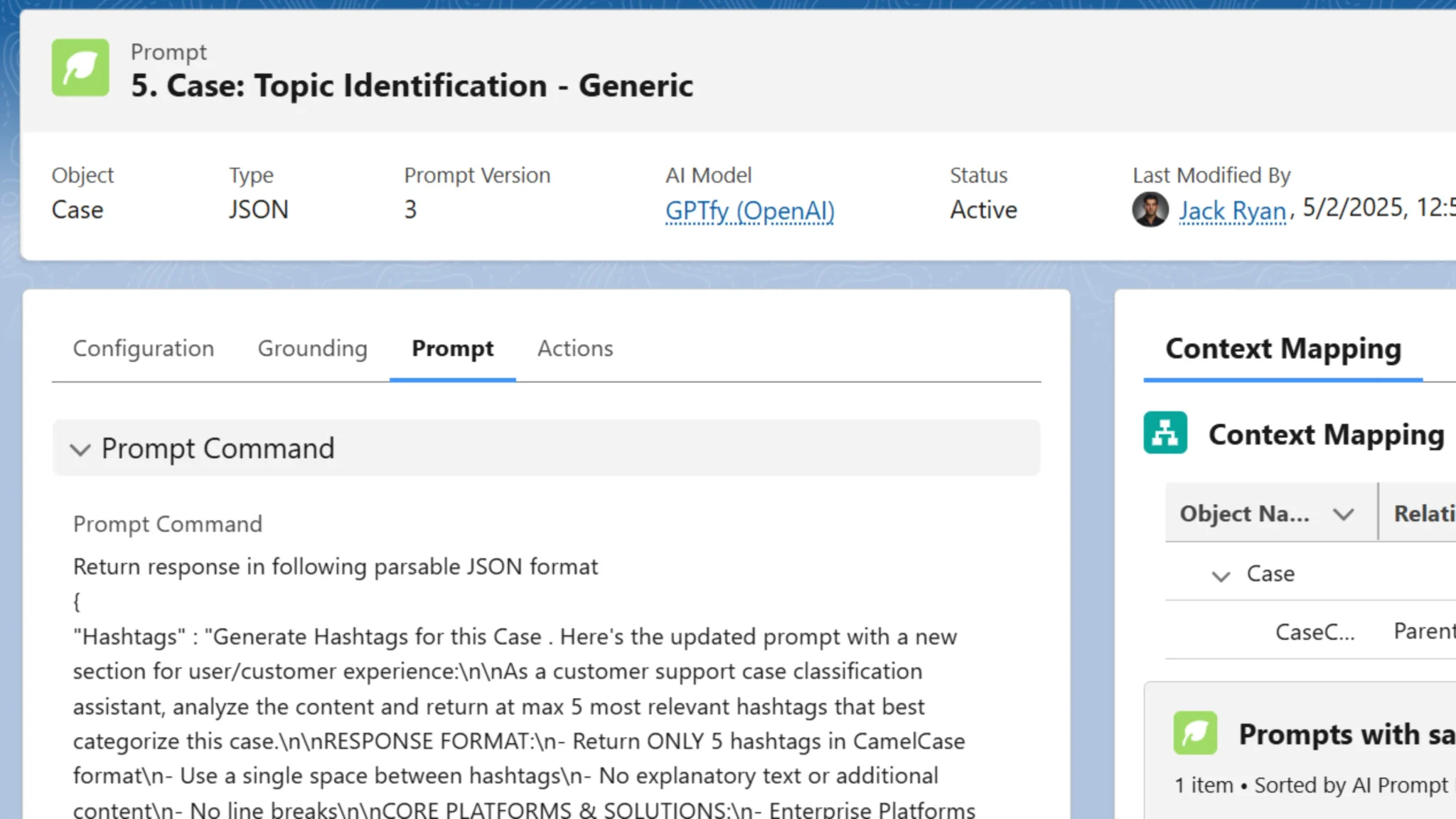 Setting Up AI-Powered Topics with GPTfy - Deploy to Record Pages: Add the GPTfy