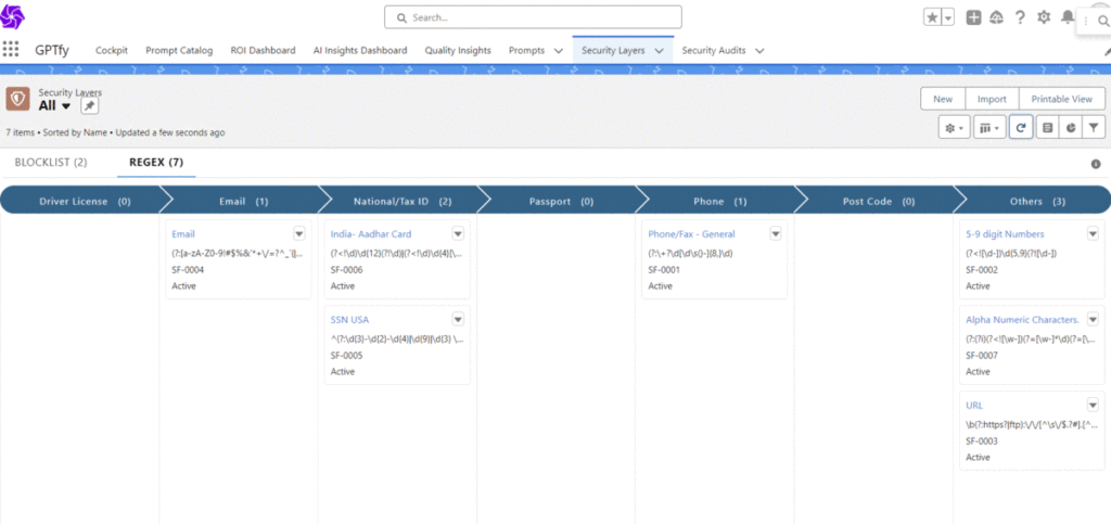 Multi-layered Security - Multi Security Layers in GPTfy