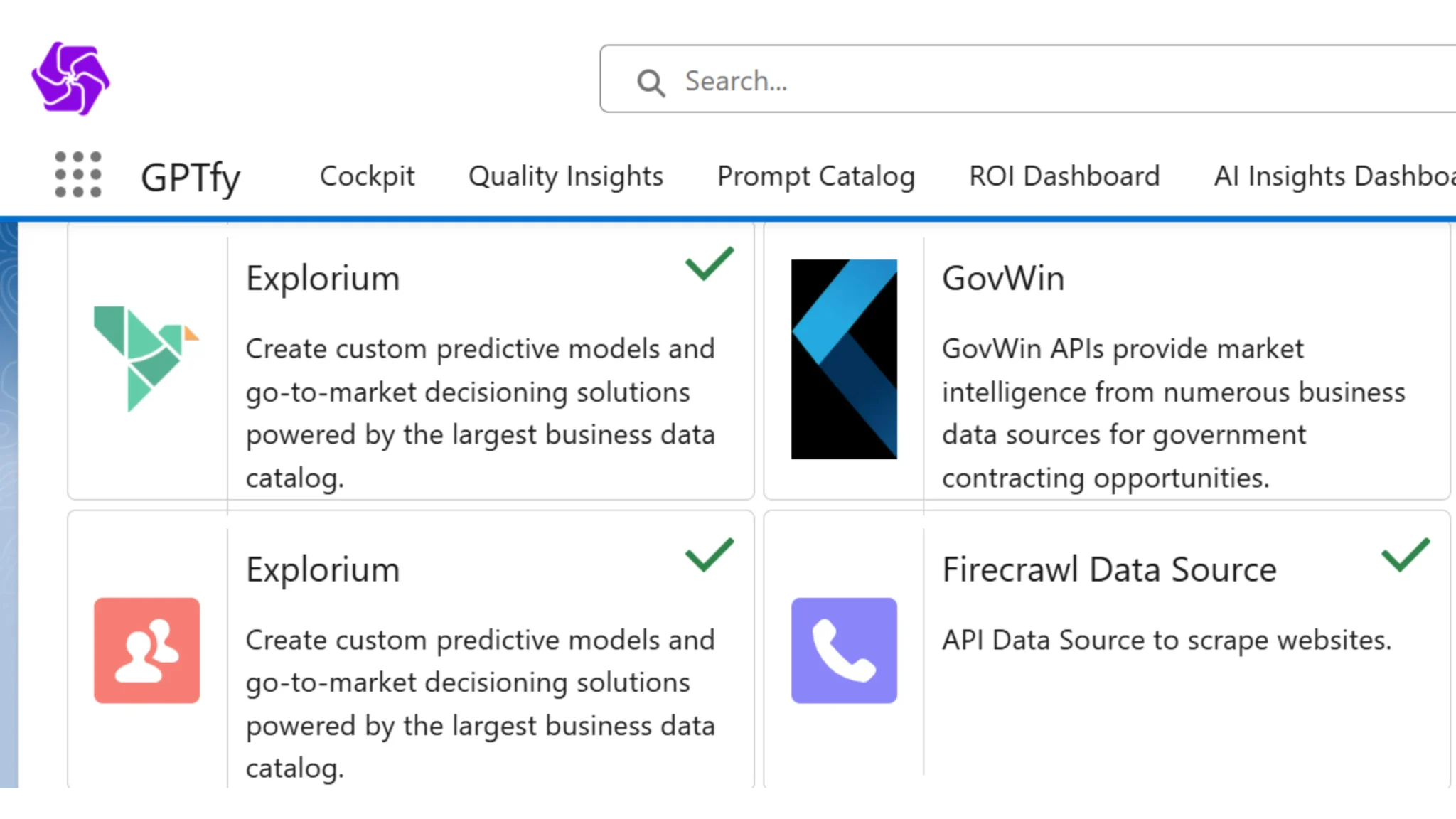 Configuring GPTfy for Web Scraping - GPTfy acts as the bridge between Salesforce, Firecrawl,