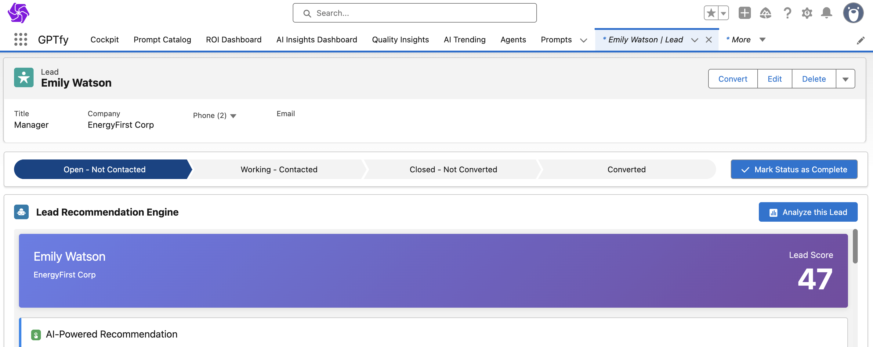 Real-Time Conversion Probability