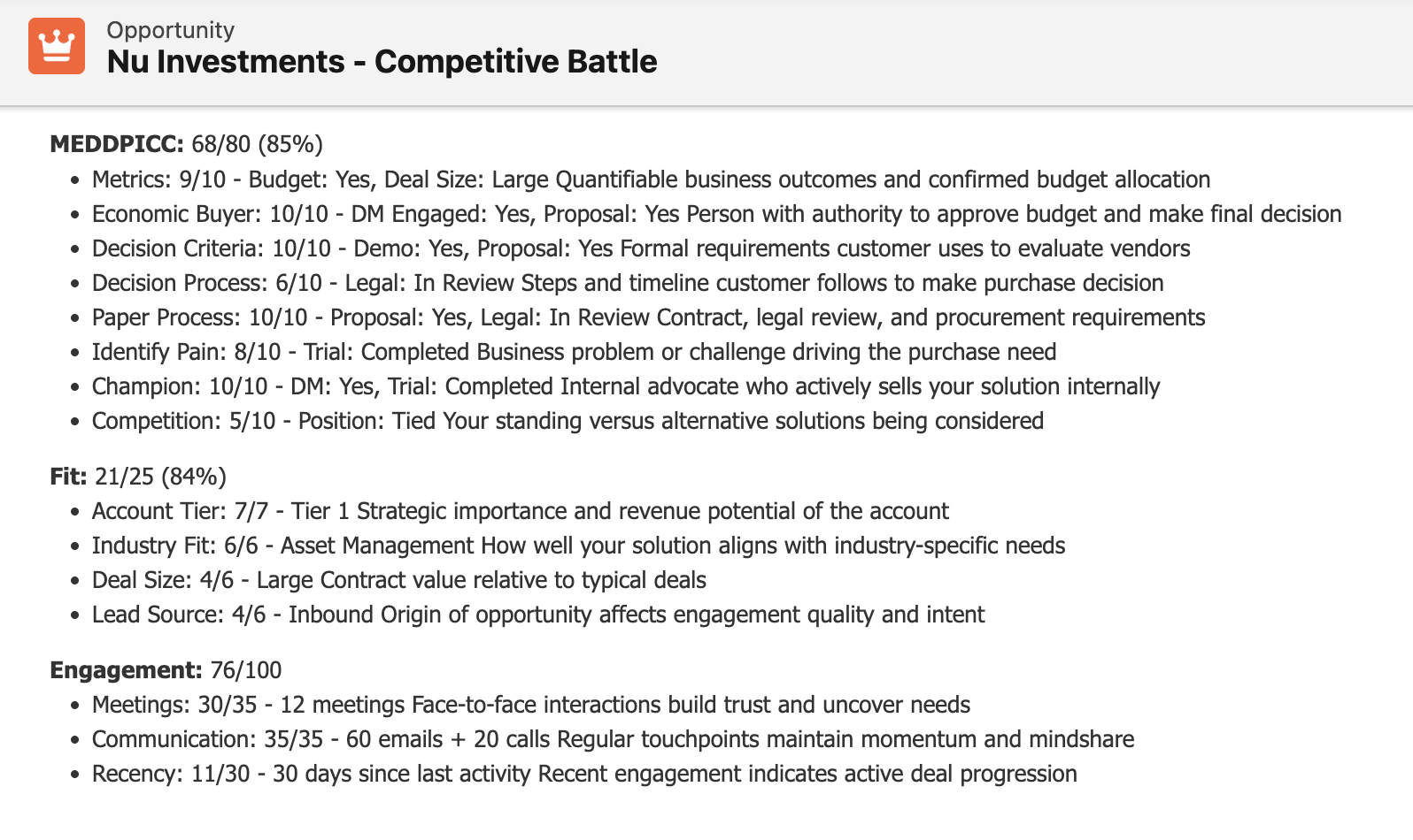 Additional Data Point for Pipeline Reviews