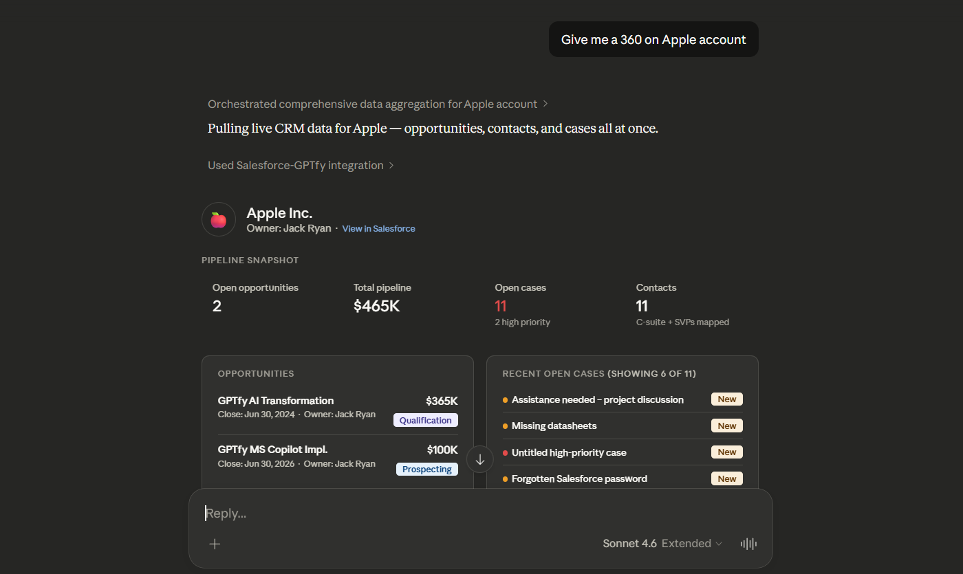 Pull Contacts, Opportunities, and Cases in Seconds