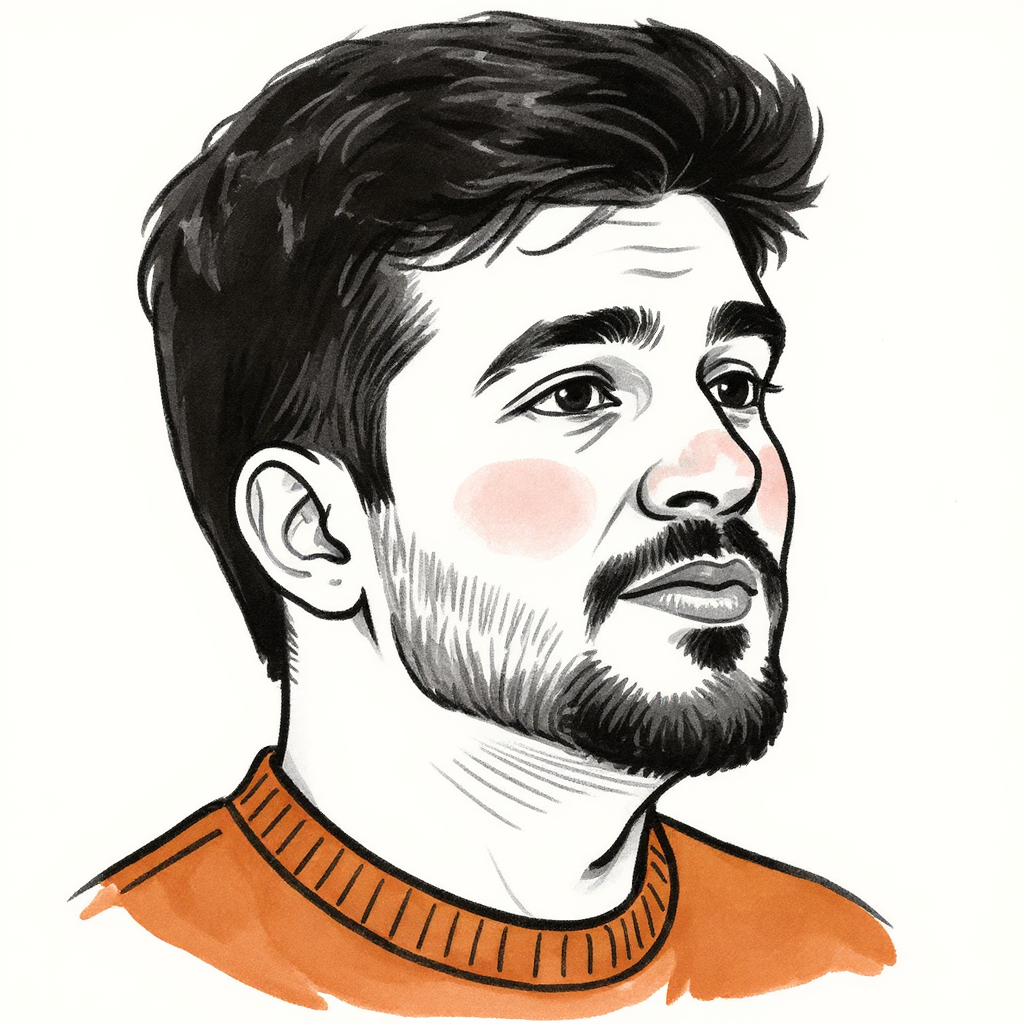 Sagar Alwani - Illustrated portrait